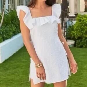Lily Pulitzer NEW Zoya Ruffle Romper White